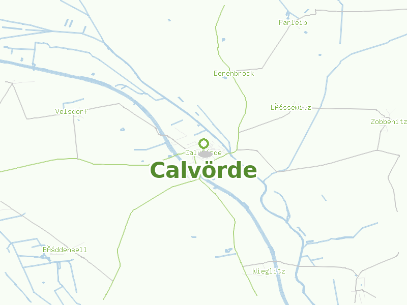Karte von Calvörde
