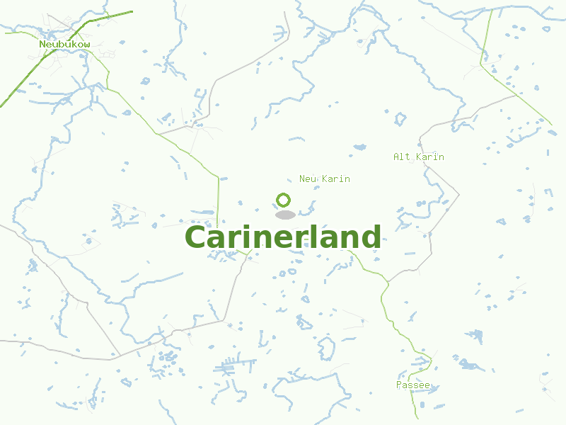 Karte von Carinerland