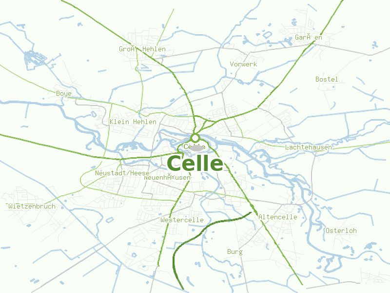 Karte von Celle
