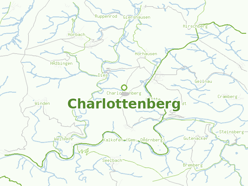 Karte von Charlottenberg