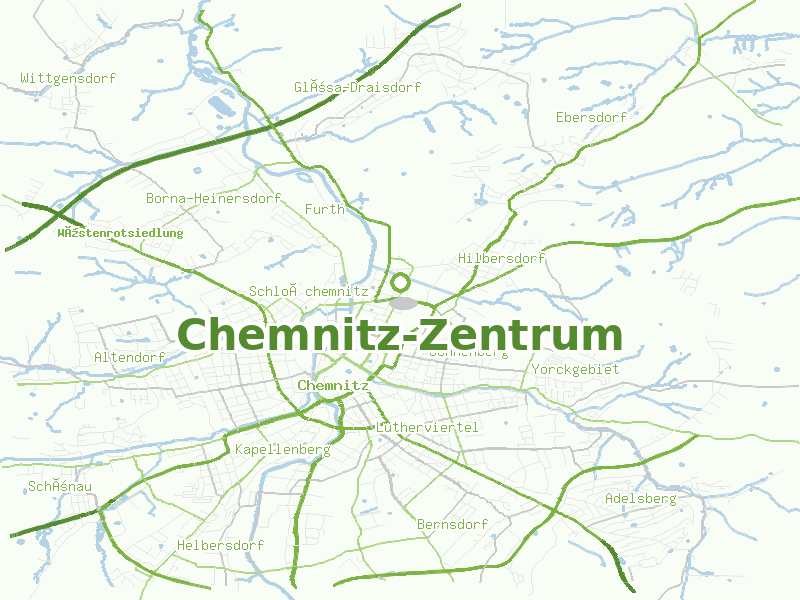 Karte von Chemnitz-Zentrum