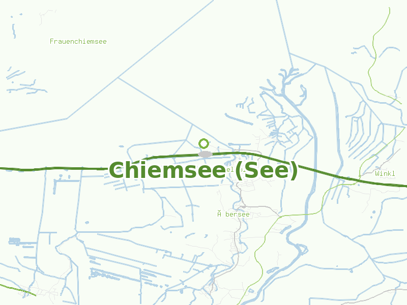 Karte von Chiemsee (See)