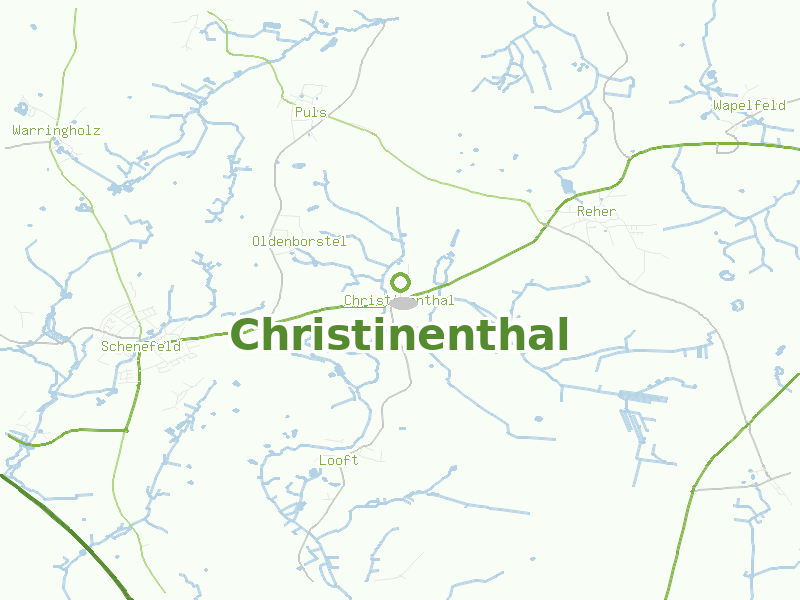 Karte von Christinenthal