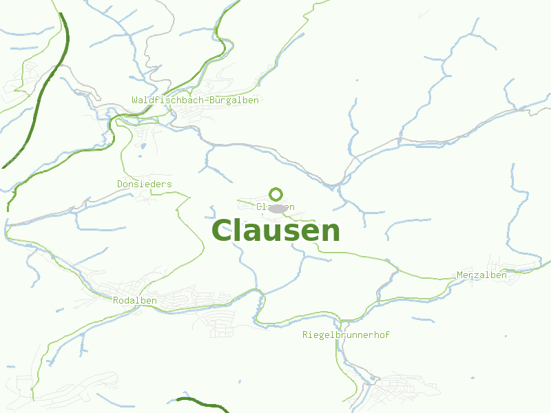 Karte von Clausen