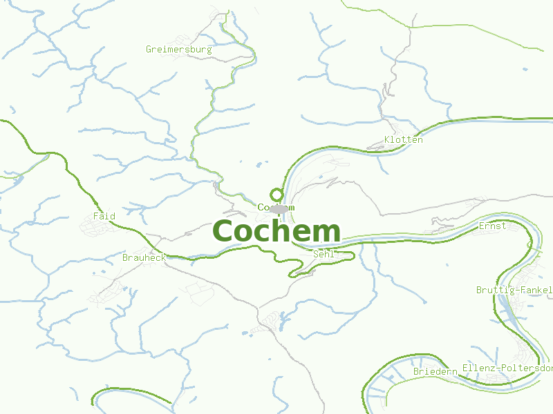 Karte von Cochem