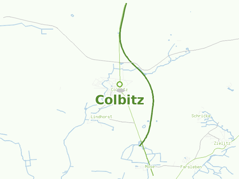 Karte von Colbitz