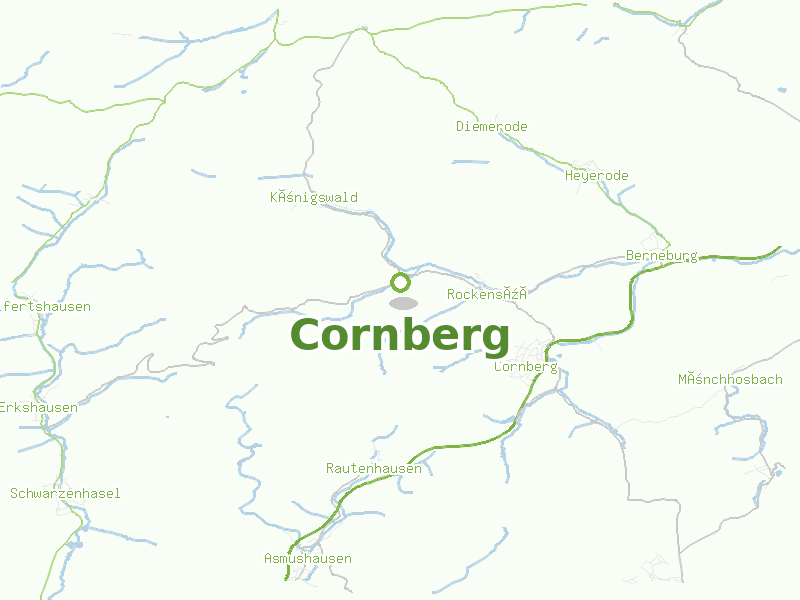 Karte von Cornberg
