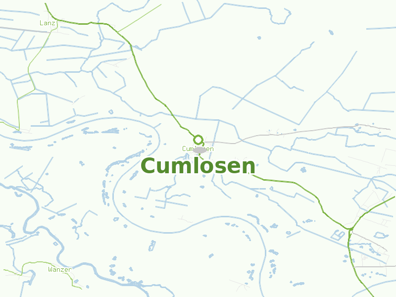 Karte von Cumlosen