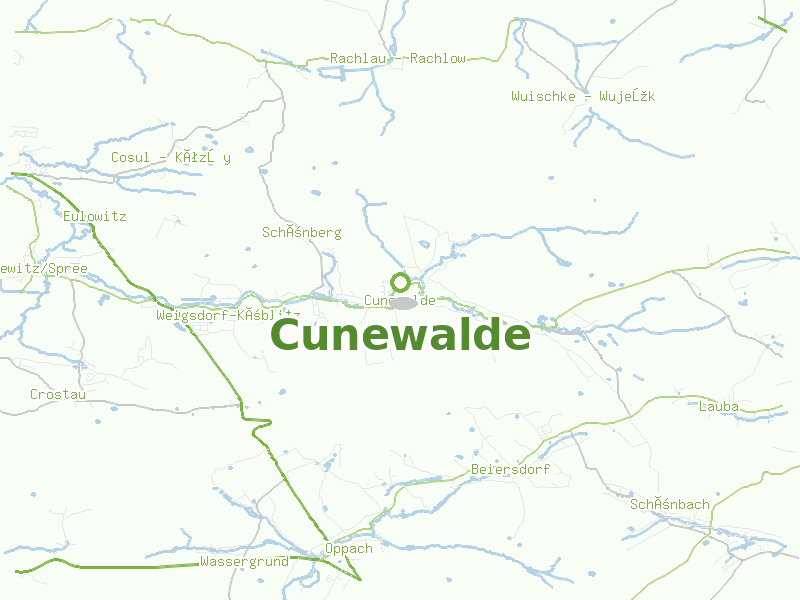 Karte von Cunewalde