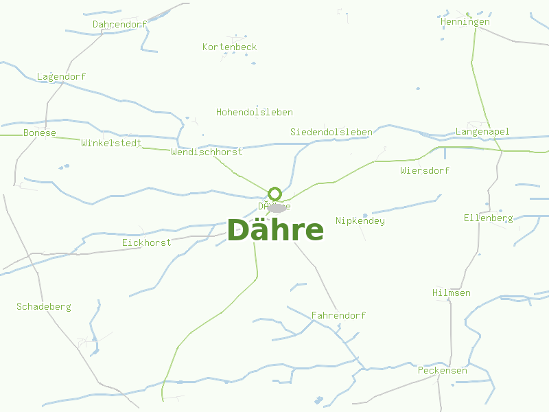 Karte von Dähre
