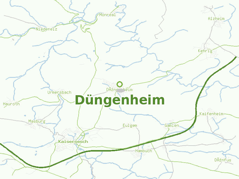 Karte von Düngenheim