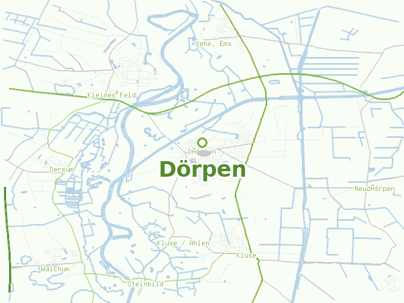 Karte von Dörpen