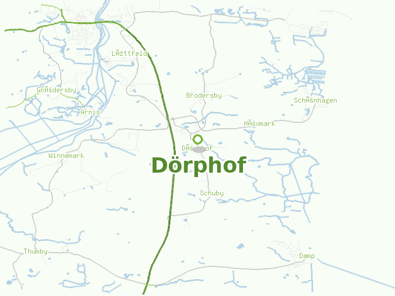 Karte von Dörphof