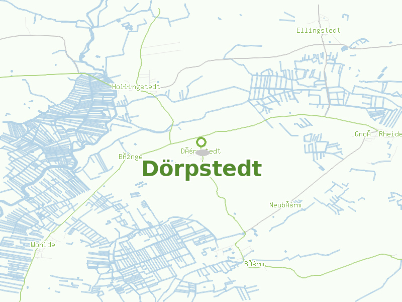 Karte von Dörpstedt