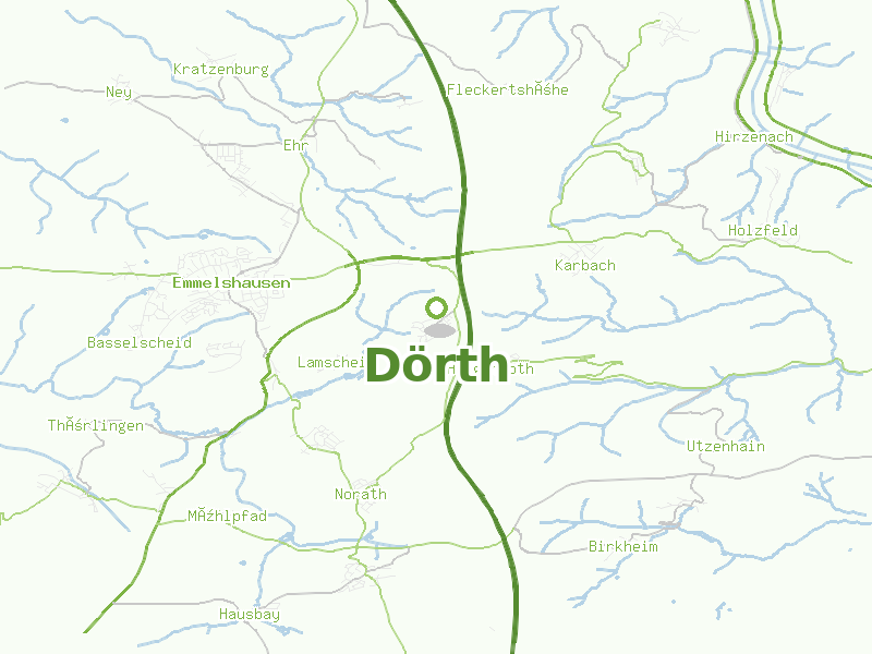 Karte von Dörth