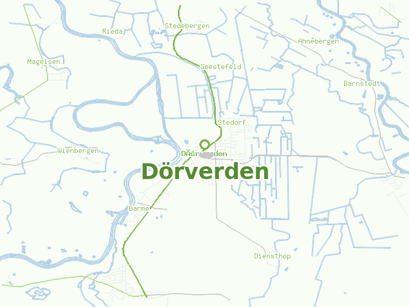 Karte von Dörverden