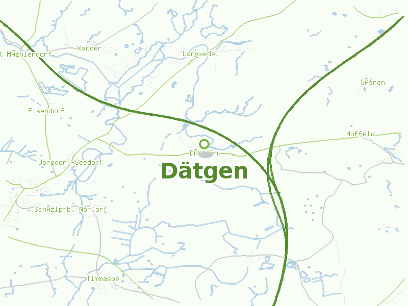 Karte von Dätgen
