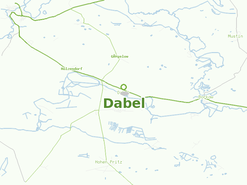 Karte von Dabel