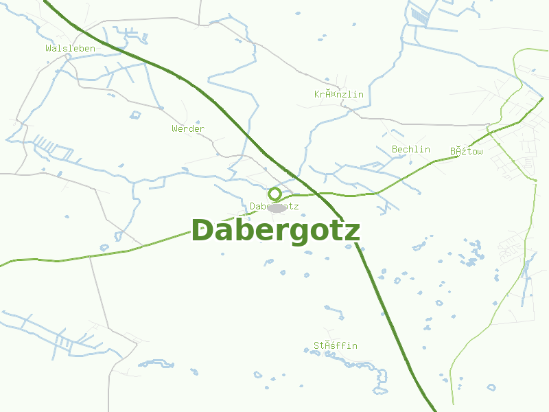 Karte von Dabergotz