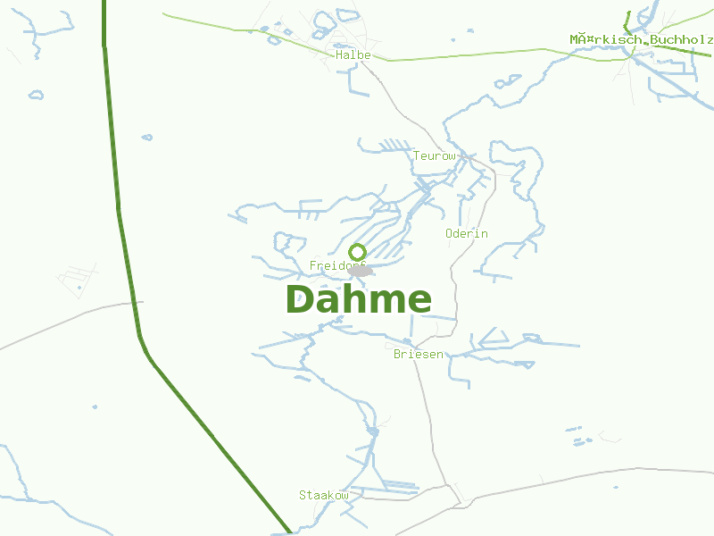 Karte von Dahme
