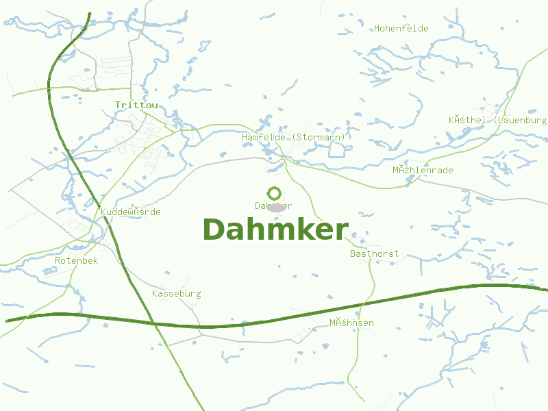 Karte von Dahmker