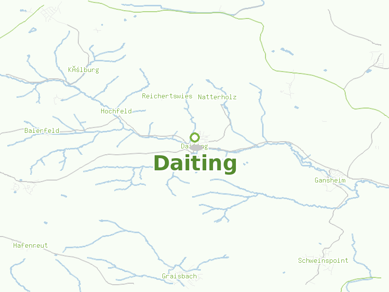 Karte von Daiting