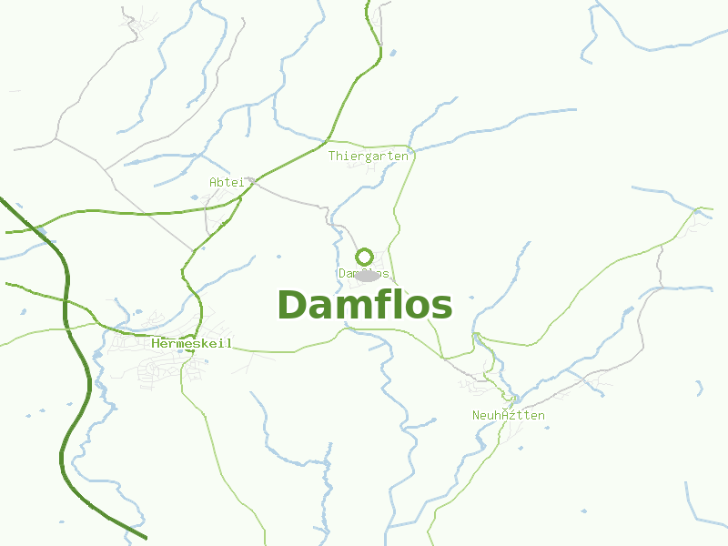 Karte von Damflos