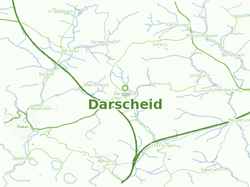 Karte von Darscheid