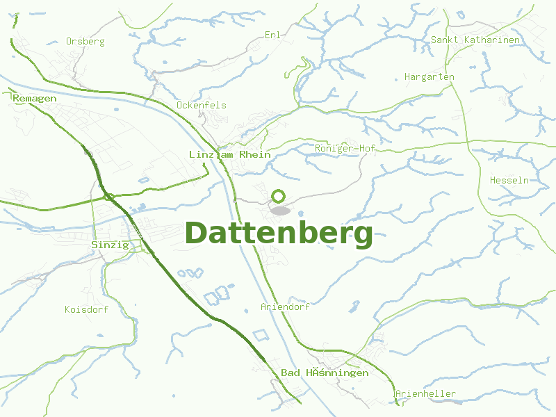 Karte von Dattenberg