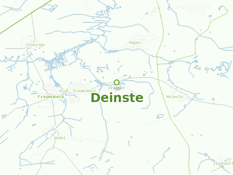 Karte von Deinste