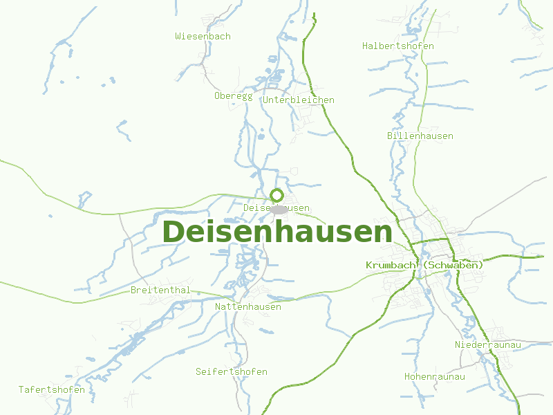 Karte von Deisenhausen