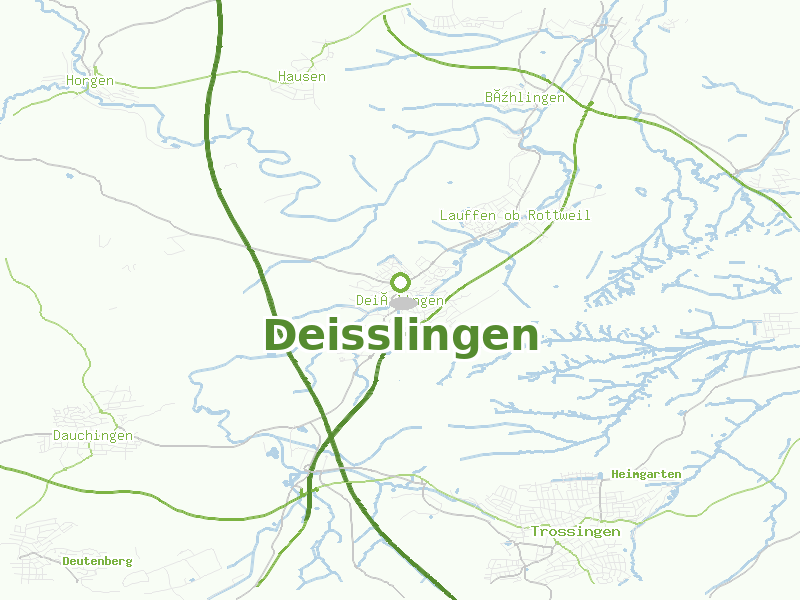 Karte von Deisslingen