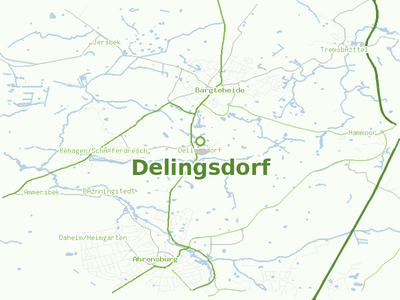 Karte von Delingsdorf