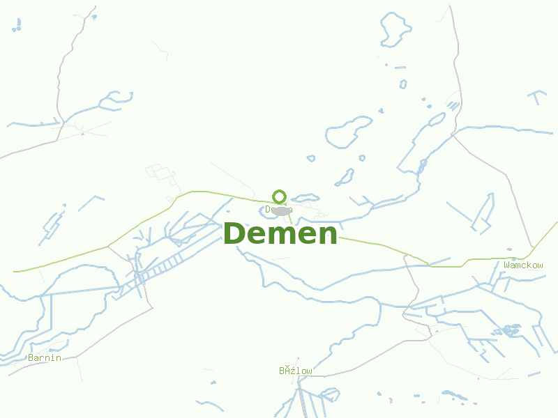 Karte von Demen