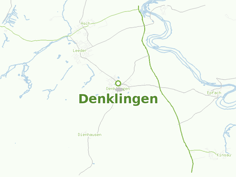 Karte von Denklingen