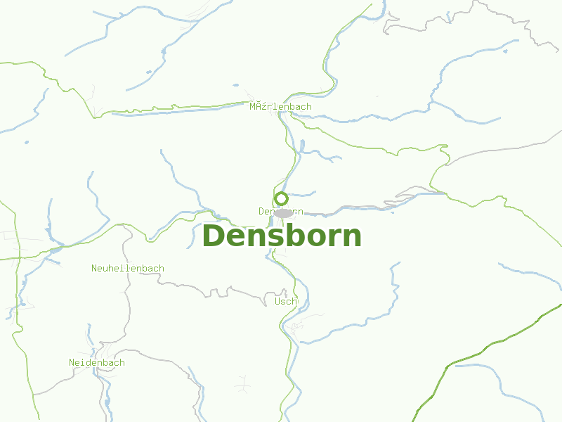Karte von Densborn