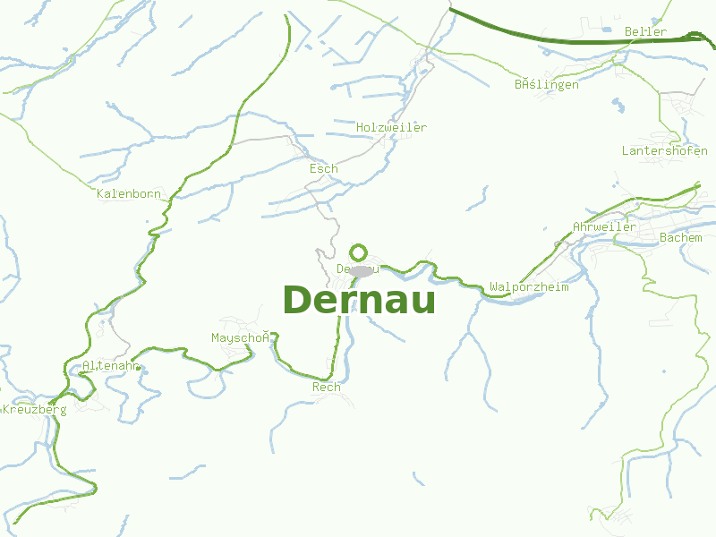 Karte von Dernau