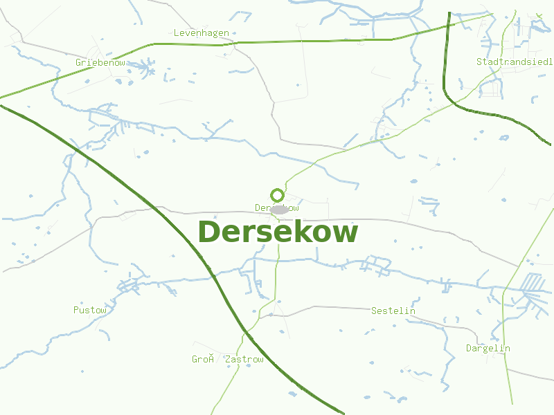 Karte von Dersekow