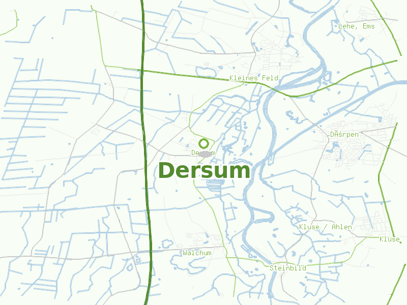 Karte von Dersum