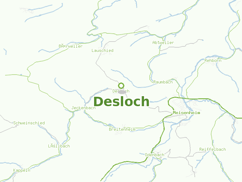 Karte von Desloch