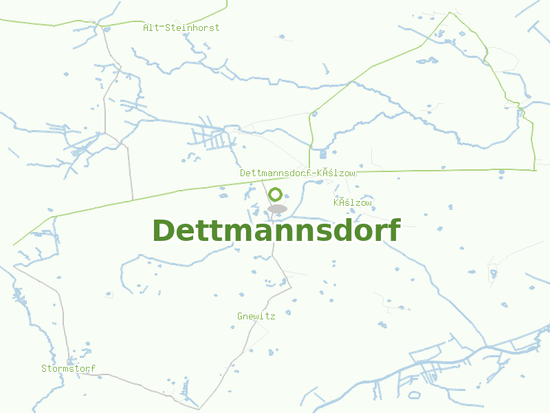 Karte von Dettmannsdorf