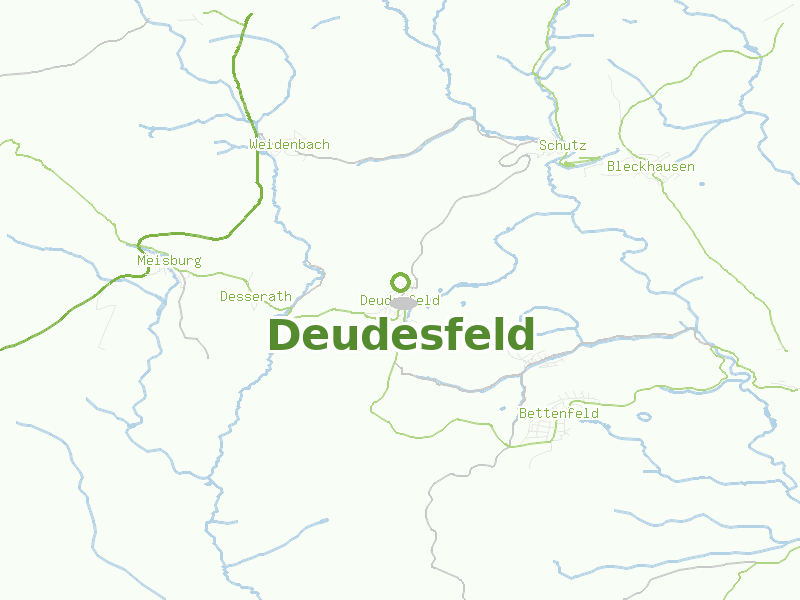 Karte von Deudesfeld