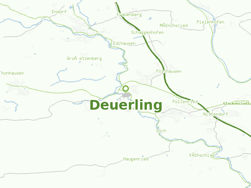 Karte von Deuerling