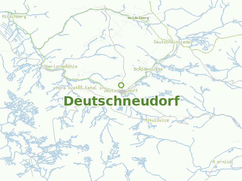 Karte von Deutschneudorf