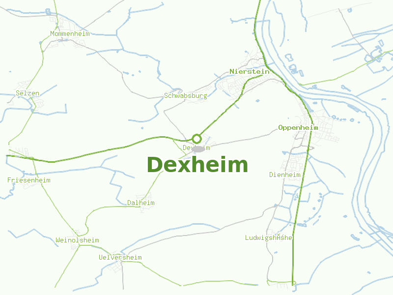 Karte von Dexheim
