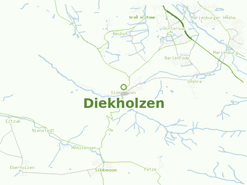 Karte von Diekholzen