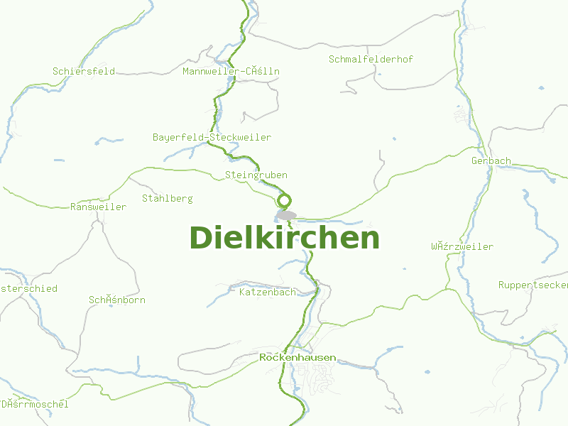 Karte von Dielkirchen