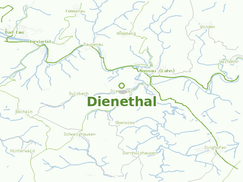 Karte von Dienethal