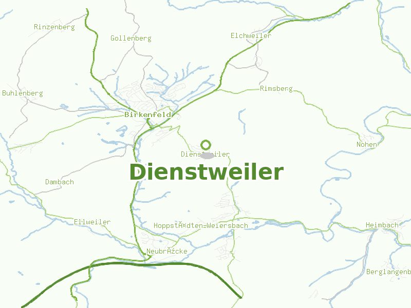 Karte von Dienstweiler