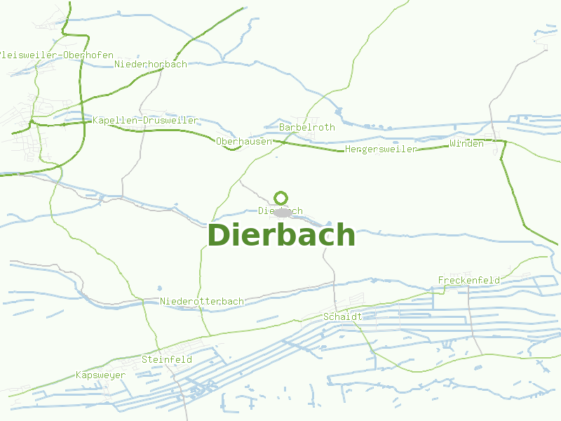 Karte von Dierbach